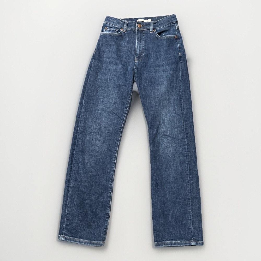 Peter Millar Williamson Straight-Leg Crop‎ Denim Women 26R Blue Jeans